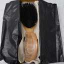 Belula 100% Boar Bristle Hair Brush Set (Medium). Soft Natural Bristles for Thin and Fine Hair. Restore Shine And Texture. Wooden Comb, Travel Bag and Spa Headband Included!