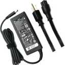 Dell 65W 4.5mm tip Laptop Charger,Latitude 3320 3330 3340 3420 3430 3435 3440 3450 3520 3530 3535 3540 AC Adapter, Black, DA65NM191