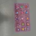 NOVO OVO Short Sharp Square White French Tip Nail Tips Press on BERRY PINK, Need Builder Gel Top Coat Nail Glue,Soft Gel Fake Nail Extension, Full Cover False Nails for Salon DIY x15 Sizes 240 pcs