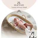 Baby Changing Basket Set, 100% Natural Seagrass Artisan Crafted
Set of 4 Pieces Unisex Moses Basket With Diaper Caddy, Towel, Portable Changing Pad & Dual Layer Waterproof Cover