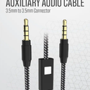 2 x Acoustix™ Auxiliary Audio Cable - Black