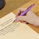 4 x Sooez Luxury Ballpoint Pens 1.0mm, 4Pcs Stylish Ballpoint Pens Cute Fancy Pens Gifts,Teacher Deals, Stainless Steel Metal Pen Retractable,office Supplies, School Supplies, Classroom Prizes (Black)