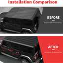 22PCS Full Set Exterior Decoration Trim Kit Fit for 2018-2026 Jeep Wrangler JL JLU 2/4 Doors, Door Hood Engine Hinge Covers Door Handle Side Vent Tailgate Window Hinge Cover (Red)