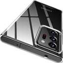 Rayboen for Samsung Galaxy Note 20 Ultra Case, Crystal Clear Designed Hard PC Back Soft TPU Frame Shockproof Protective Slim Fit Durable Transparent Phone Cover for Galaxy Note 20 Ultra 5G