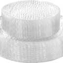 Rubtlamp 60Pcs Plastic Plates, Clear Disposable Plates, Hammered Heavy Duty Plastic Platos, Fancy Disposable Platos Include 30 Clear Dinner Plate, 30 Salad Plate For Bridal