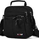 KL928 Men's Messenger Bag - Crossbody Shoulder Bags Travel Bag Man Purse Casual Sling Pack for Work Business (1893-small-black)