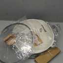 CAROTE 12Inch Nonstick Deep Frying Pan with Lid, 5.5 Qt Jumbo Cooker Saute Pan with Pour Spout, Skillet Induction Cookware, Non Stick Cooking Pan Kitchen Pan PFOA Free, White Granite