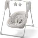 Graco Slim Spaces Compact Baby Swing - Indoor Infant Swing, Baby Registry Must Have, Gifts for New Parents (Tate)