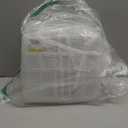 Bins & Things Clear 4-Tier Stackable Storage Containers with lids - 40 Adjustable Compartments for Craft Organizers - Storage box for Jewelry, beads, kids toys, makeup box and sewing supplies