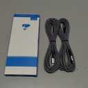 USBC to USBC 100W [10ft/2 Pack] USB C to USB C Fast Charging Cable Braided C to C Charger Cord for MacBook Pro/Air, iPhone 16 15 Pro Max Plus,iPad Pro,Samsung Galaxy S25 Ultra S24 S23,Pixel,PS5,Switch (Grey)