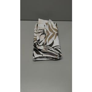 MIULEE Pack of 2 Decorative Outdoor Waterproof Throw Pillow Covers Patio Pillow Cases Natural Leaves Pattern Spring Square Cushion Shams Shell for Garden Balcony Couch 12x20 Inch, Coffee Brown