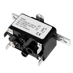 APFR-360 90-360 24V AC Heavy-Duty Fan Relay  Single Pole SPST  Isolated AC Switch for HVAC blowers, humidifiers, Goodman blowers, Heat sequencers  Includes Universal Bracket1 Pack (1)