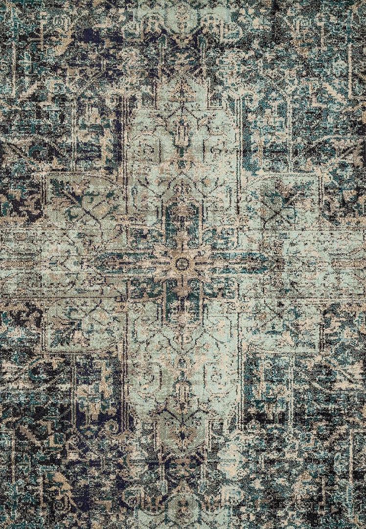 Loloi Nadia Collection NN-07 Smoke/Slate 2'-2" x 12' Runner Rug
