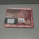 Christmas Area Rug 2x3 Red Snowflake Holiday Decorative Doormat Entryway Kitchen Washable Non Slip Soft Low Pile Small Carpet for Living Room Bedroom Entrance Dining Room Bathroom