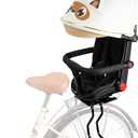 Rear Child Bike Seat, with Rain Shelter Backrest Rear Bike Seat, Foldable Rear Mounted Child Bike Seat, 2025 New Comfortable Child Rear Seat, Suitable for Most Bicycle Rear Frames
