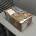 Ohniyou Ceiling Fans with Lights, 42'' Low Profile Ceiling Fan with Light and Remote/APP Control, Modern Flush Mount Ceiling Fan for Indoor Bedroom Kitchen, Dimmable, Qiuet DC Motor, Black