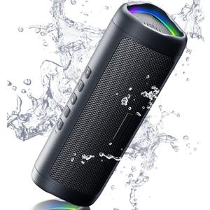 BolaButty Bluetooth Speaker with HD Sound, Portable Wireless, IPX5 Waterproof, Up to 20H Playtime, TWS Pairing, BT5.3, for Home/Party/Outdoor/Beach, Electronic Gadgets, Birthday Gift (Black)