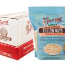 Bob's Red Mill Organic Quick Cooking Rolled Oats, 32oz (Pack of 4) - Non GMO, Whole Grain, Vegan, Kosher (EXP 06/17/28)