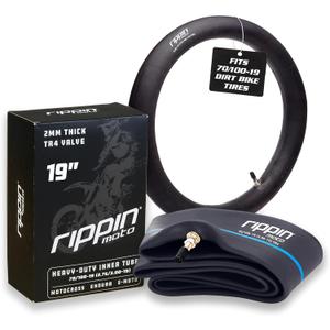 2.75/3.00-19 Heavy Duty Inner Tube (70/100-19) 2.5mm Thick - TR4 Valve - Fits Most 3.0-19 Motocross Tires, Surron Light Bee X, Talaria and Segway X160/X260