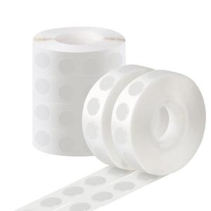 Phinus 3000 Pieces Glue Points, Balloon Tape, Sticky Dots, Double Sided Glue Points, Balloon Sticky Dots for Craft, Wedding Decoration, Stick Photos