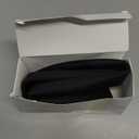 Ouzorp Car Steering Wheel Cover, Microfiber Leather Steering Wheel Covers with Anti-Slip Lining, Universal 14.5-15 inchs Black