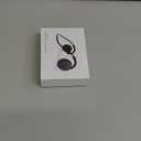 Small Bluetooth Headphones Wrap Around Head - Sports Wireless Headset with Built in Microphone and Crystal-Clear Sound, Foldable and Carried in The Purse, and 12-Hour Battery Life, White
