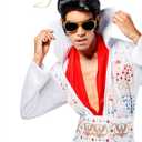 Aloha Elvis Adult Costume (White)