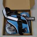 Haapaw Essential Dog Harness, No Pull Pet Vest with 3 Leash Clips, No Choke, Reflective, Adjustable and Padded, for Easy Walking and Training for Small Dogs(S, Blue)