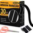 NAVONA ADHESIVE HOOK&LOOP 30FT 1IN WIDTH, Double Rolls