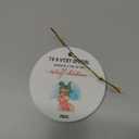 Ceramic Christmas Ornament 2025, Daughter & Son in Law Gift from Mother of The Bride, Unique Wedding Gifts for Groom, Bridal Shower Gift, Funny Wedding Favor (T4)