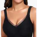 Gailife Crossover Bras for Women No Underwire Wireless Bralettes Seamless Supportive T Shirt Everyday Bras L