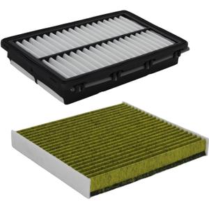 Engine Air Filter and Cabin Air Filter Set Compatible with 2022-2025 Tucson, 2021-2025 Santa Fe Sorento, 2020-2025 Sonata, 2021-2025 K5 With OE CA12816 28113L1000 & 97133-N9100 Not For Hybrid