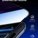 MAGIC JOHN 2 Pack for iPhone 15 Pro (6.1 inch) Privacy Glass Screen Protector, Anti-spy Tempered Glass Film, Auto Dust-Elimination Installation, Bubble Free, Case Friendly