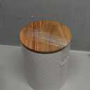 LE TAUCI Food Storage Containers with Airtight Lids, 78/25 oz Ceramic Sugar Canisters Sets, Embossed Large Jars for Pasta, Oats, Coffee Bean, Cookies, Rice, Grains, Tea - Set of 2, Fireworks