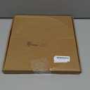 Thenshop 1 Pcs 12 Inch Gold Round Serving Tray Stainless Steel Circle Decorative Vanity Gold Plate Metal Jewelry Makeup Organizer Dishes for Gift Wedding Coffee Table Bathroom Dessert Christmas