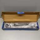 Camoo HC5345-3 Hydraulic Steering Cylinder 300HP Front Mount Helm Replace for Seastar Outboard Steering Cylinder HC5345-3, Max Pressure 10.3MPa/1500PSI with Two-Way Lock Valve and ORB Fittings