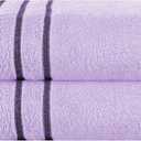 MyOwn Cotton 2 Pack Oversized Bath Towel Set 28x55 inches, Large Bath Towels, Ultra Absorbant Compact Quickdry & Lightweight Towel, Ideal for Gym Travel Camp Pool - Purple, 71620