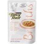Fancy Feast Broths Classic Gourmet Cat Complement, Salmon/Vegetables, 0.1 lb