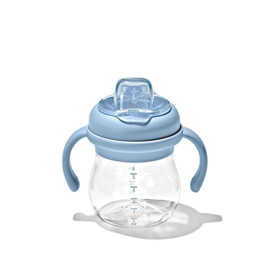 OXO Tot Transitions Soft Spout Sippy Cup with Removable Handles - 6 oz. - Dusk