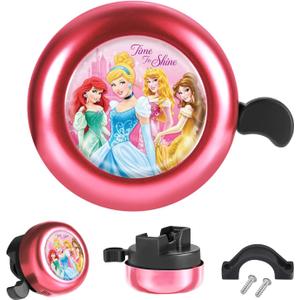 Akkya Bike Bicycle Bell Horn for Kids Adults Cute Kawaii Princess Cycling Handlebars Knee Scooter Accessories for Women Girls Electric Mountain Bike Ring Bell Biking Bicicle Accessories Loud