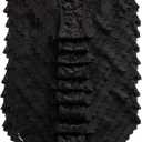 OYOANGLE Women's 12 Pack Lace Panties Set Sexy Low Rise Brief Cheeky Lingerie Underwear (Black)