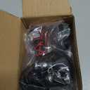 kucehiup Skull Head LED Amber Turn Signal Motorcycle Turn Signals 10mm Screw Blinkers Indicator Light Universal(Black)