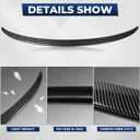 Spoiler Fit for 2017-2023 Tesla Model 3 | Carbon Fiber OEM-Style Rear Wing | Easy Drill-Free Installation