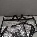 4 Pack Clear Blanket Storage Bags,60 L Large Plastic Vinyl Clothes Storage Bag,Clear Moving Bags with Zipper and Reinforced Handle,Closet Organizers for Bedding,Comforter,Duvet,Pillow