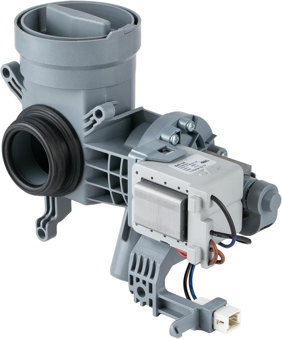 OEM W10425238 W10605427 Washer Drain Pump Compatible with Whirlpool Maytag Amana Crosley, Replacement Part WPW10605427 WPW10425238 AP6023357 PS11756700 W10799064 W10799065 W10903216 W10918044