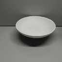 White Resin Decorative Bowl for Boho Modern Home Decor, 11.2" Large Elegant Pedestal Kitchen Fruit Bowl/Key Holder/Potpourri for Entryway Table, Coffee Table, Dining Room,Table Centerpiece Bowl