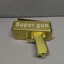 Sopu Make it Rain Money Gun Paper Playing Spary Money Toy Gun, Prop Money Gun Cash Gun Toy Party Supplies (Metallic Gold)