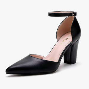 HKL Women's Closed Toe Pointed Heels Pumps, SIZE 6.5