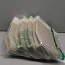 UBBCARE 4 Pack Baskets for Organizing, Woven Storage Baskets with Label for Toys and Towel, Rectangle Cotton Rope Basket with Handles, 15''L x10''W x9''H, White&Brown