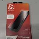 ZAGG Glass+ Screen Protector for iPhone 16/15 3X Stronger Tempered Glass with Reinforced Edges, Scratch & Smudge Resistant, InvisibleShield, Easy Installation